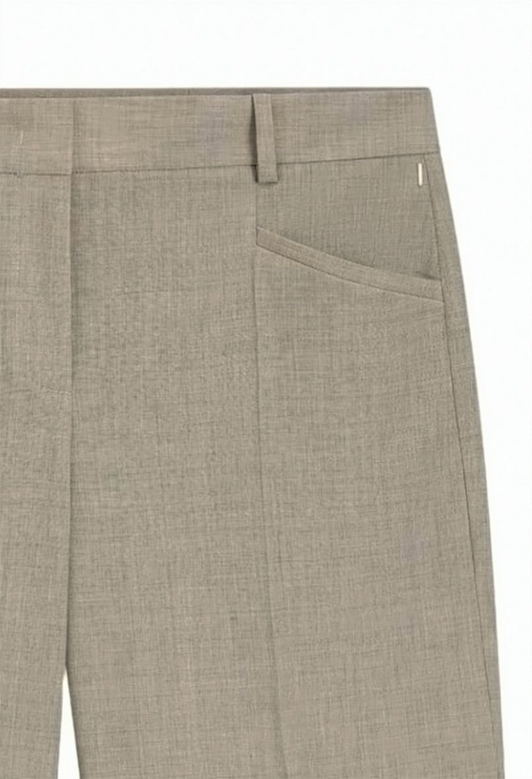Boss Tilda9 Melange Straight Leg Trousers