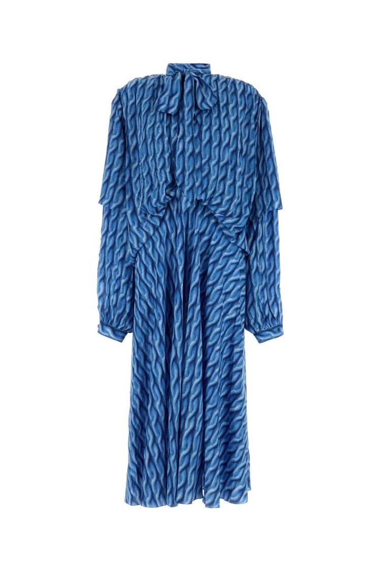 Balenciaga Printed Polyester Dress