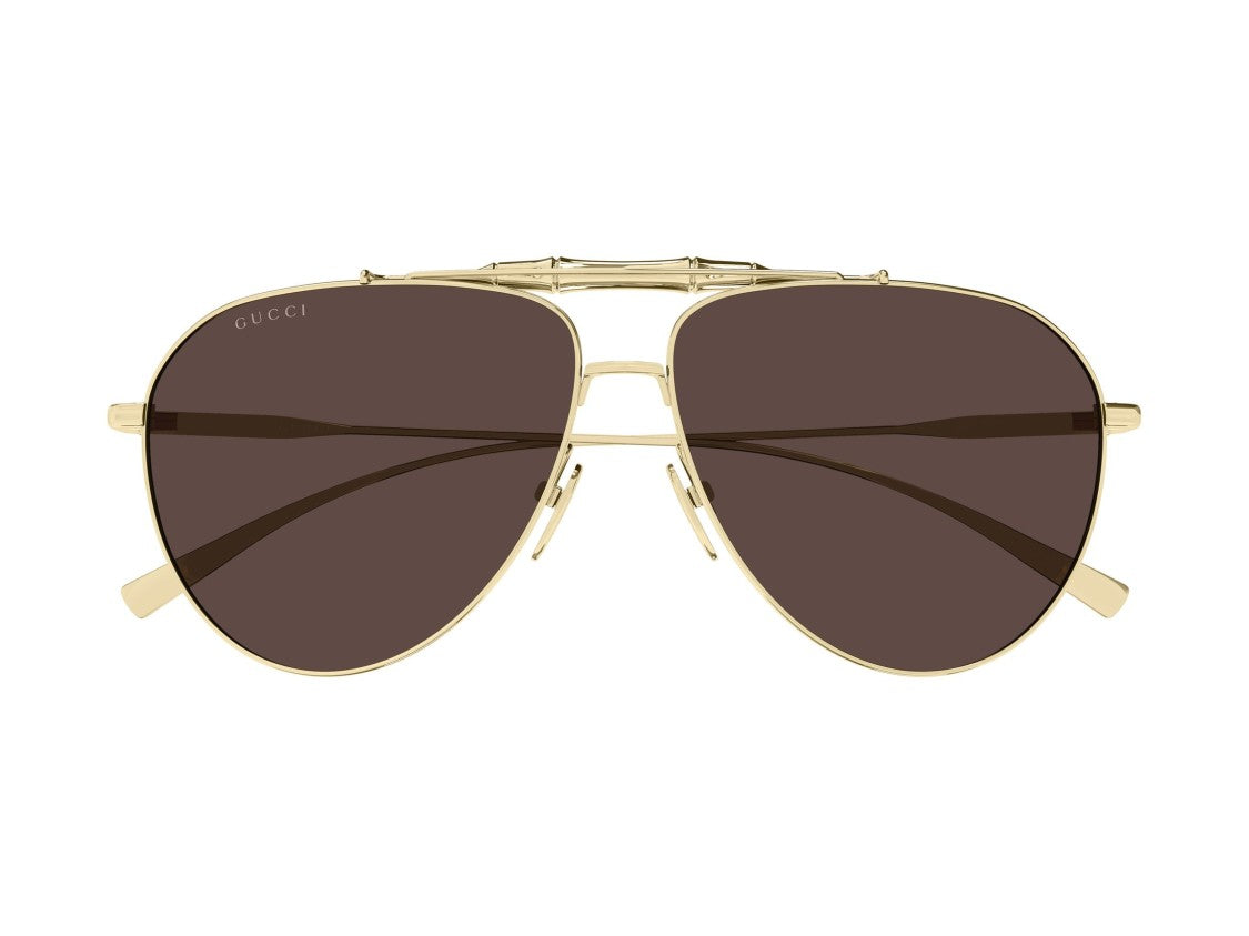 Gucci Gg2064s Double Bridge Aviator Sunglasses