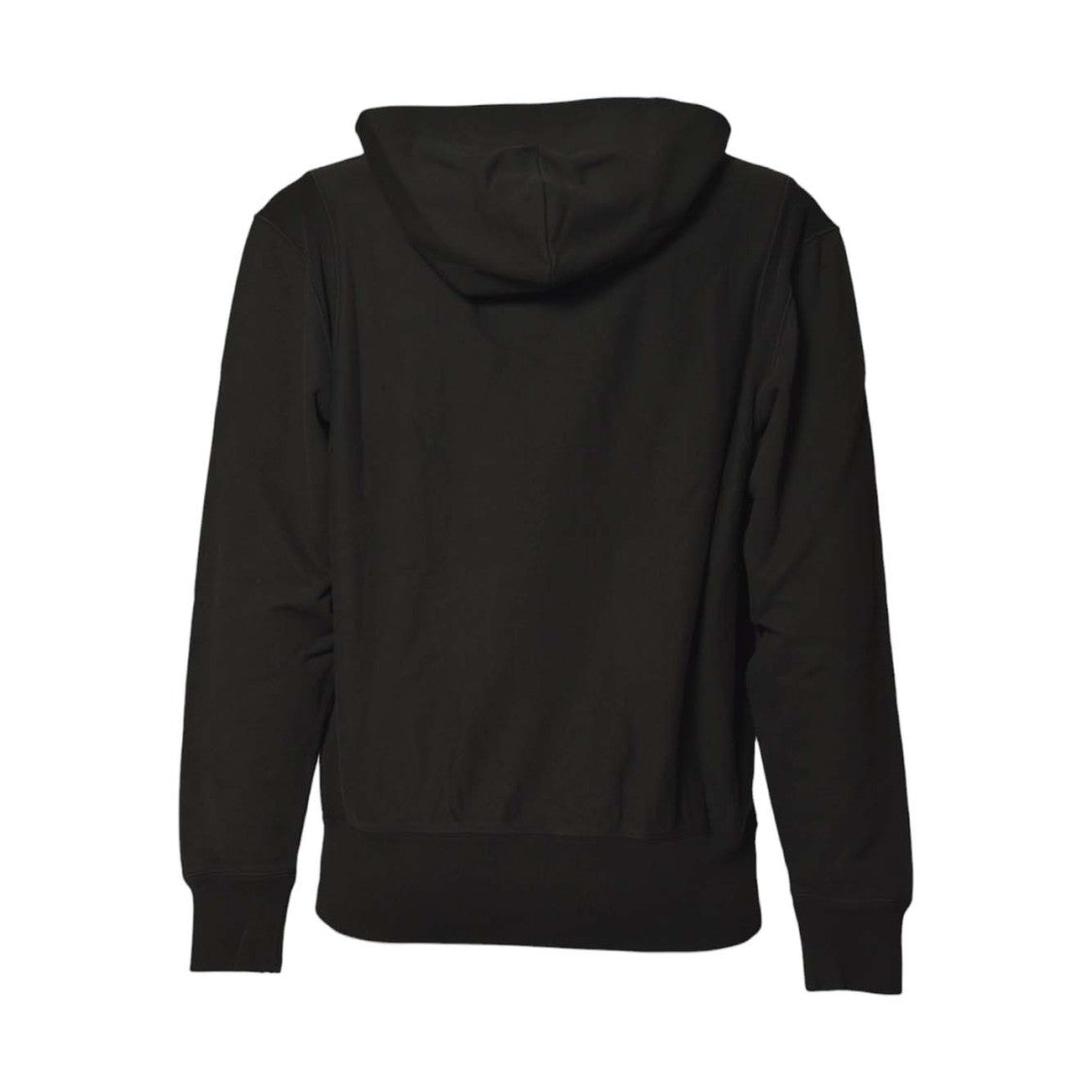 Kenzo Minimalist Black Hoodie With Circular Flower Embroidery