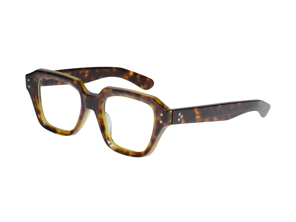 Kador Tortoiseshell Smoke Accent Oversized Square Eyeglasses