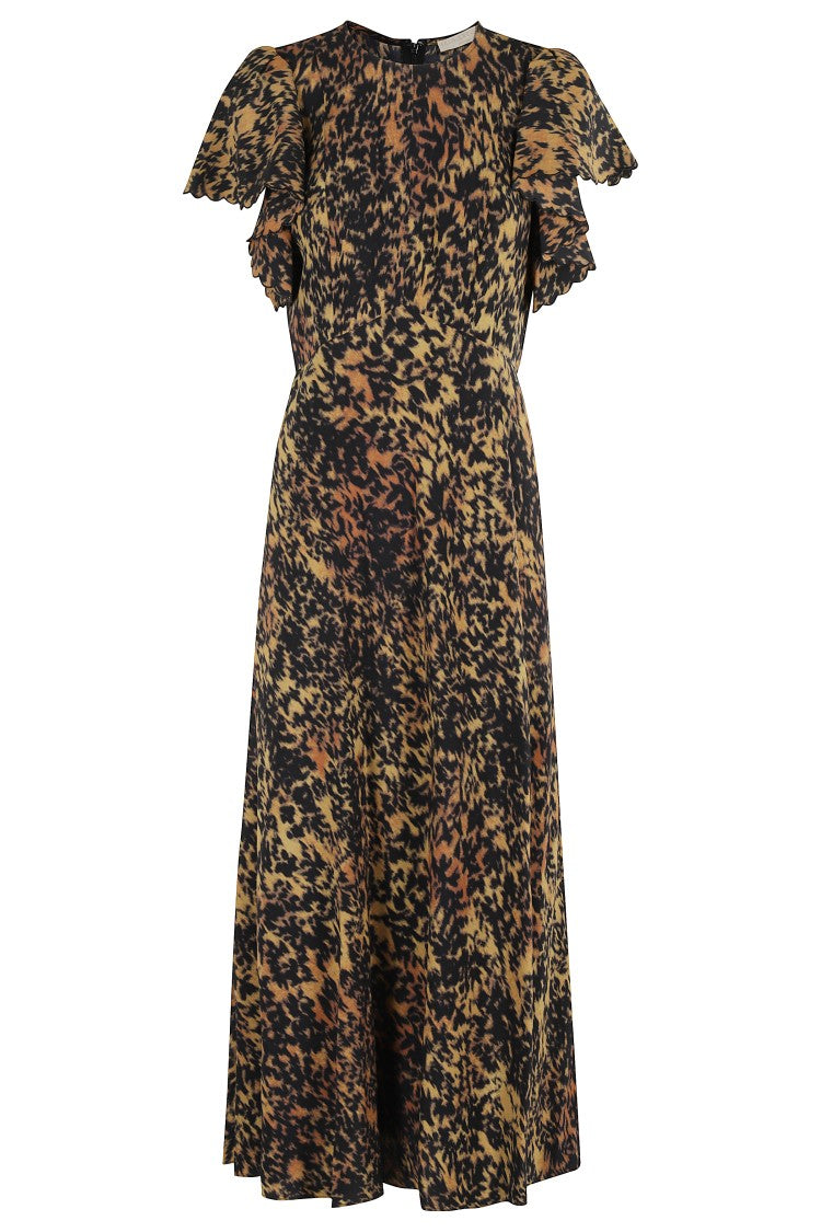 Ulla Johnson Blithe Flutter Sleeve Midi Dress