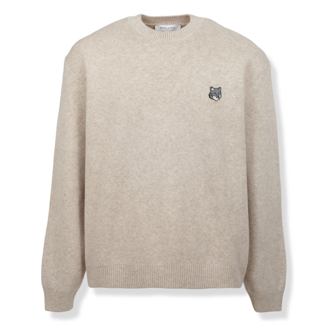 Maison Kitsuné Fox Head Crew-Neck Jumper