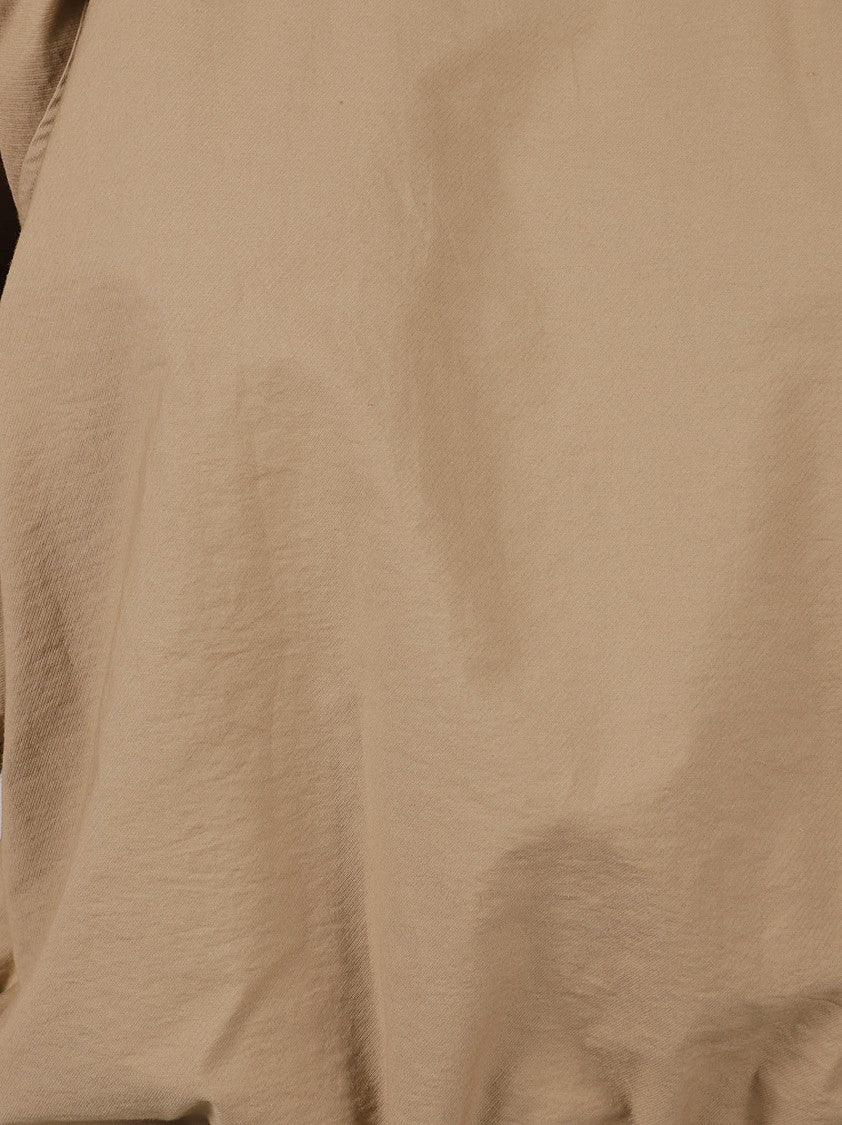 Brunello Cucinelli Cropped Top With Keyhole Back And Gathered Hem