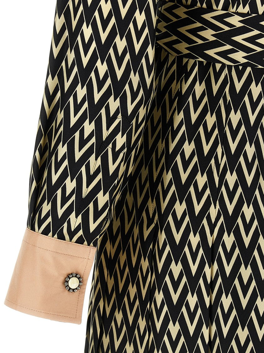 Valentino Garavani 'Toute La V' Midi Dress