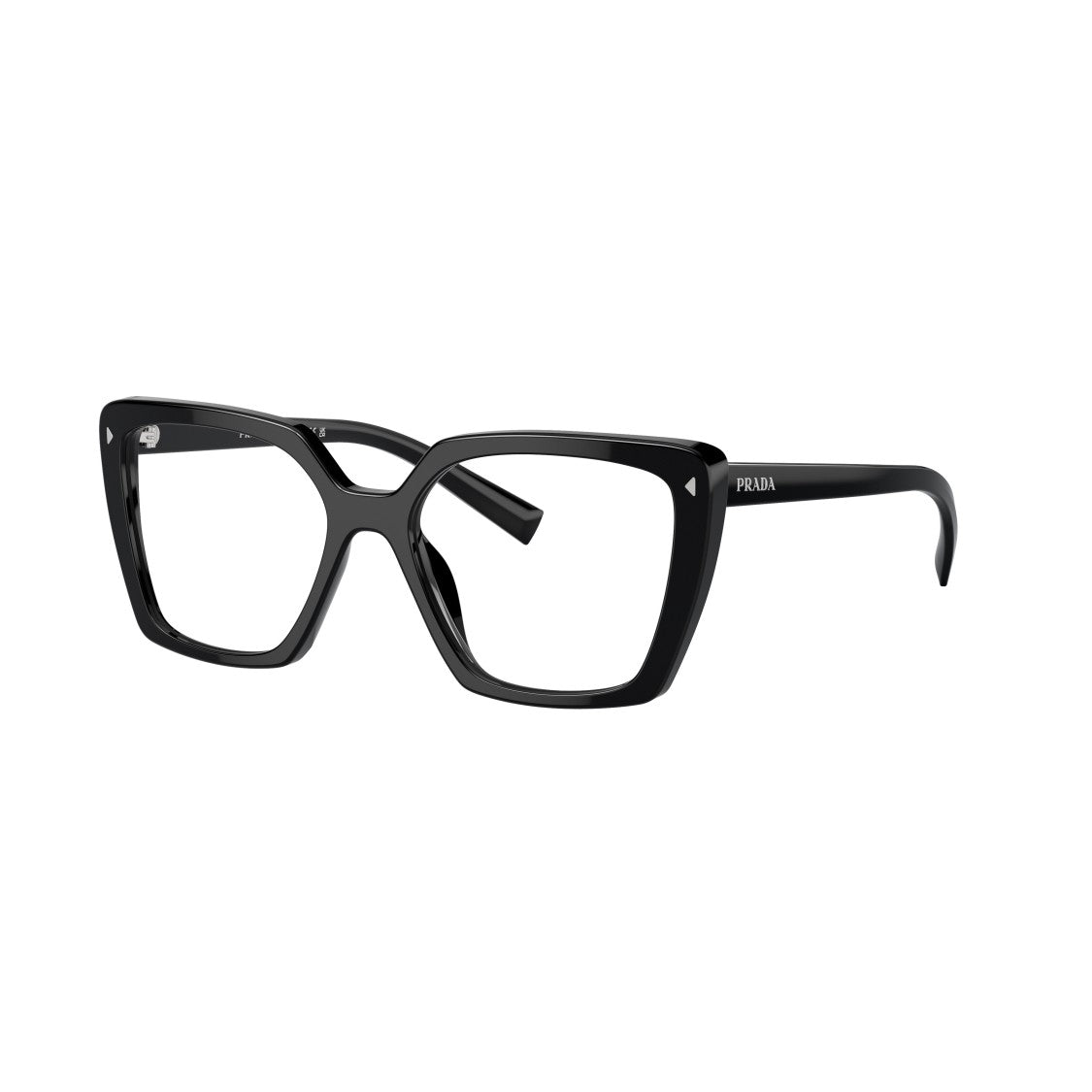 Prada 0Pr 16Zv Bold Oversized Square Frame Eyeglasses