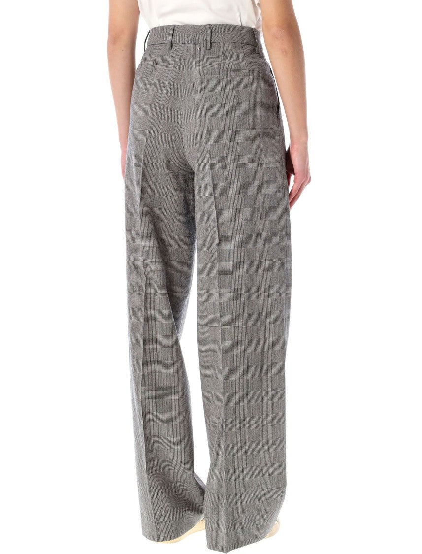 Golden Goose Principe Di Galles Check Oversized Trousers