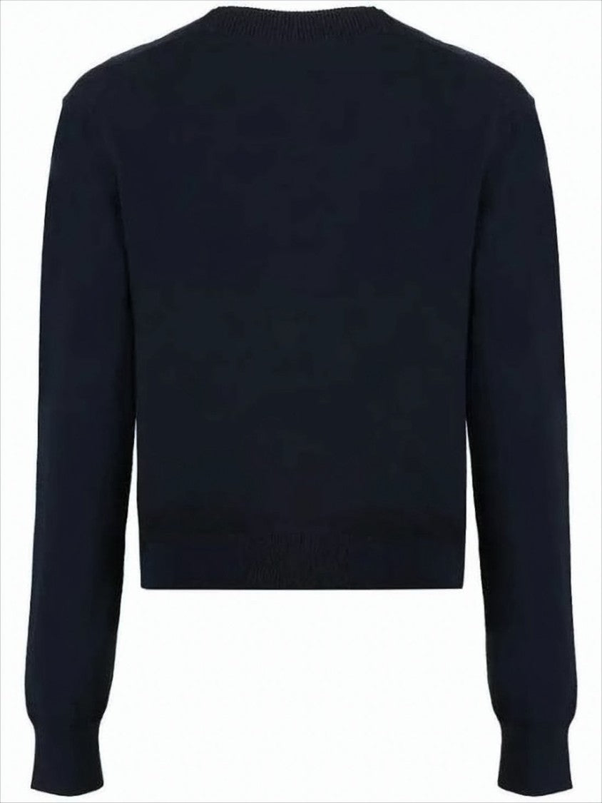 A.P.C. Cropped Cardigan With Deep V-Neckline