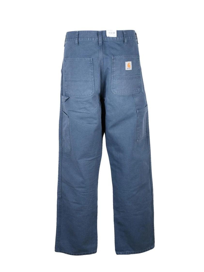 Carhartt Wip Blue Cotton Double-Knee Pants