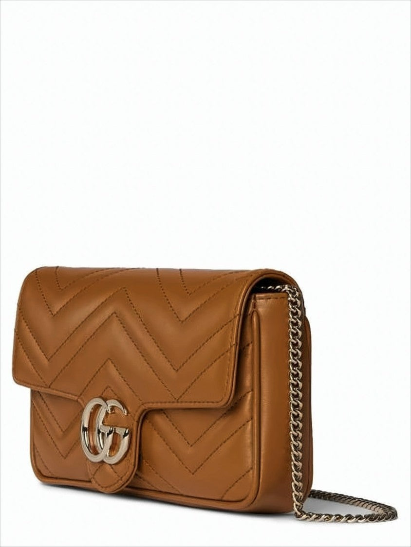 Gucci Rectangular Quilted Leather Crossbody Bag