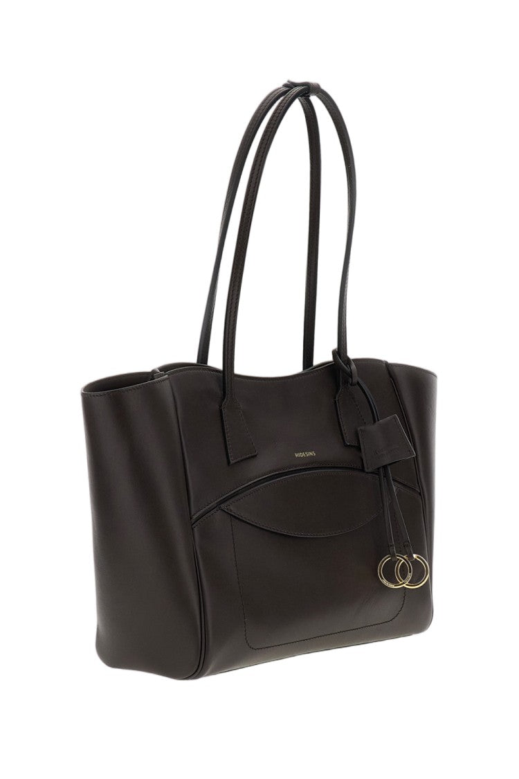 Hidesins Dark Brown Shopper Soft Leather Shoulder Bag