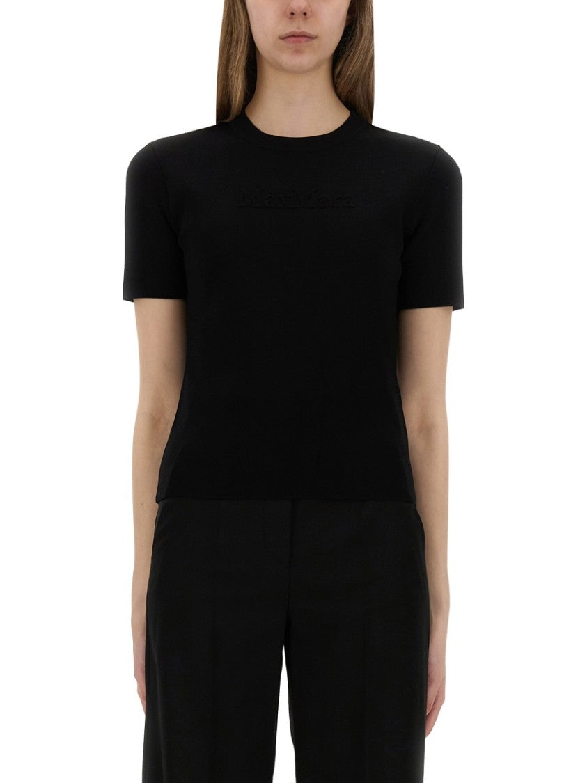 Max Mara Adelio Slim Fine-Knit Viscose-Blend T-Shirt