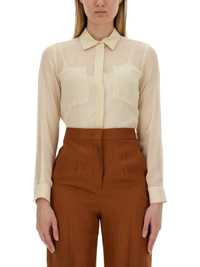 Max Mara "Summer Clam" Silk Shirt