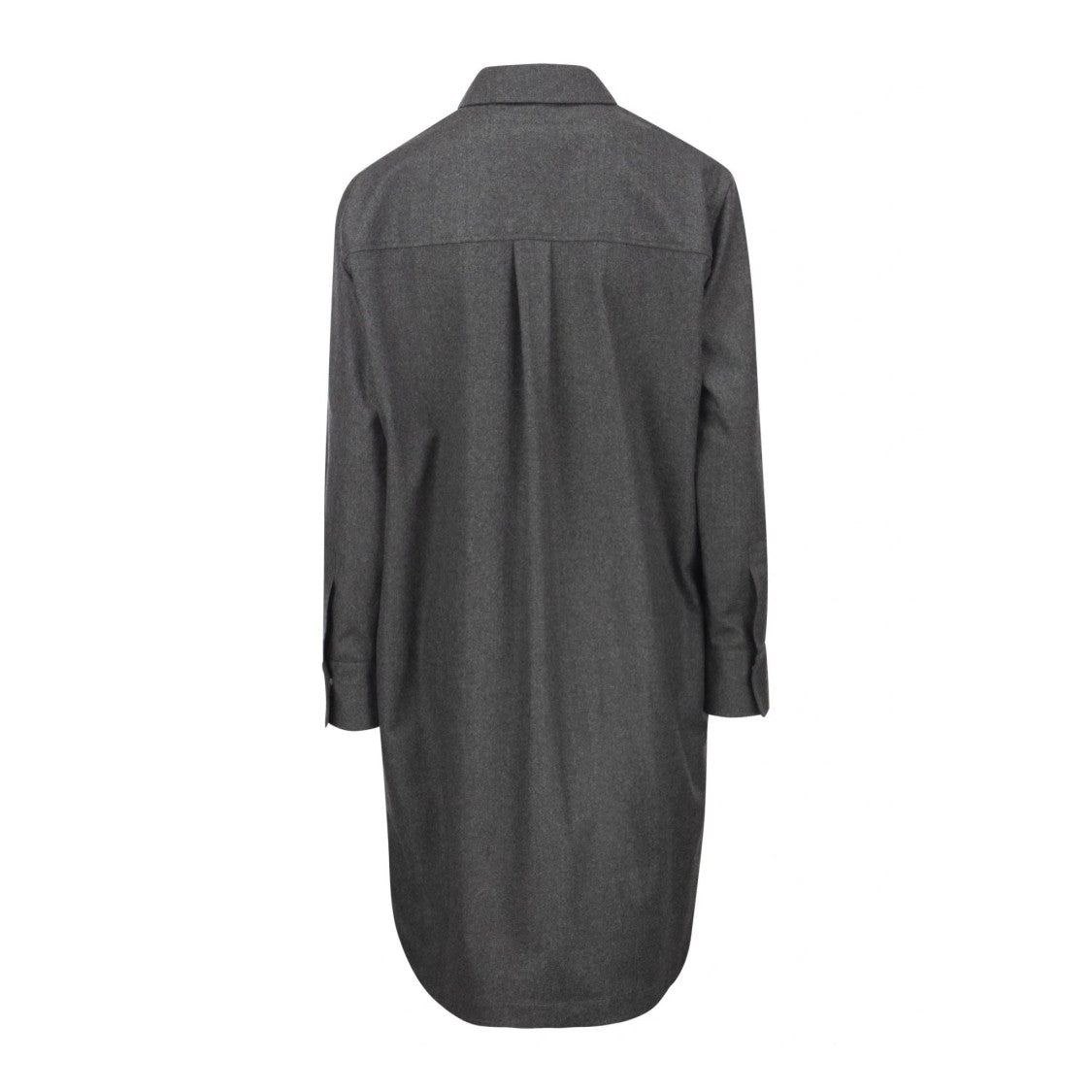 Brunello Cucinelli Grey Wool Dress