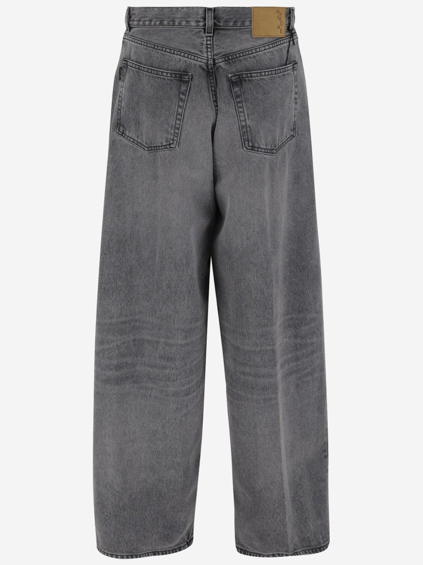 Haikure Wide Fit Cotton Denim Jeans