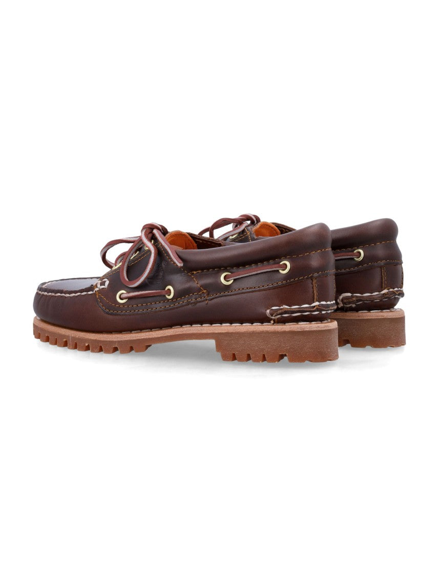 Timberland Authentic Eye Rawhide Lacing Boat Shoes