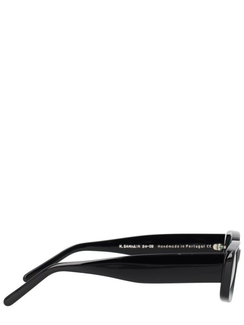 Our Legacy Samhain Black Rectangular Acetate Sunglasses