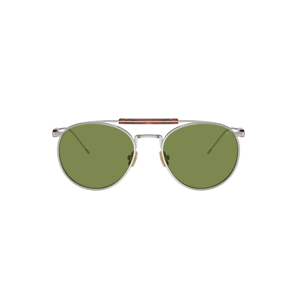 Brunello Cucinelli 0Bc2004st Titanium Frame Sunglasses With Green Lenses