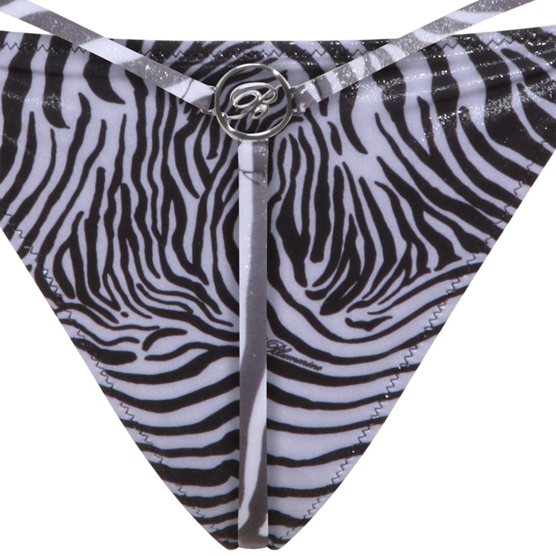Blumarine Zebra Print Bikini Bottom