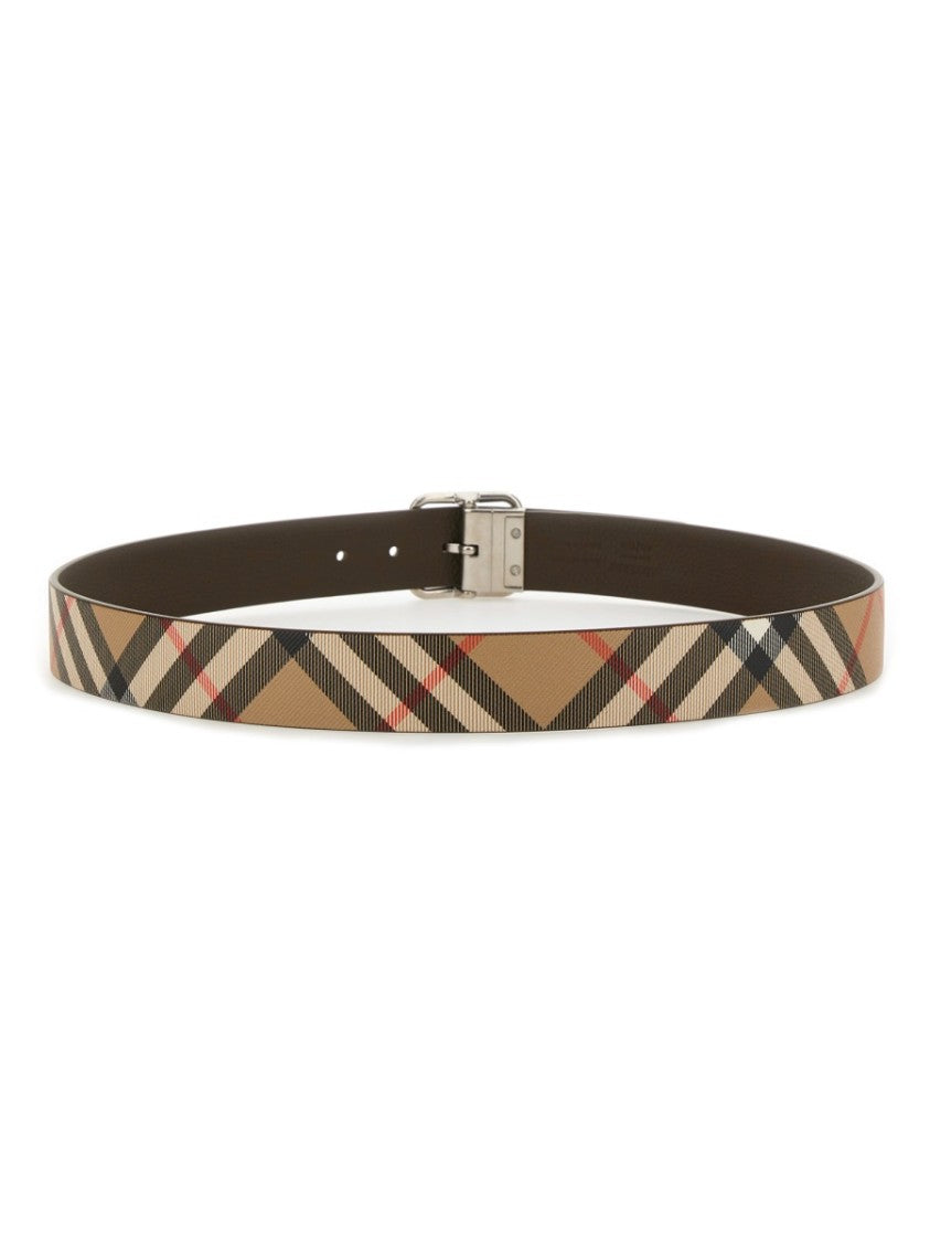 Burberry "Check B" Reversible Belt