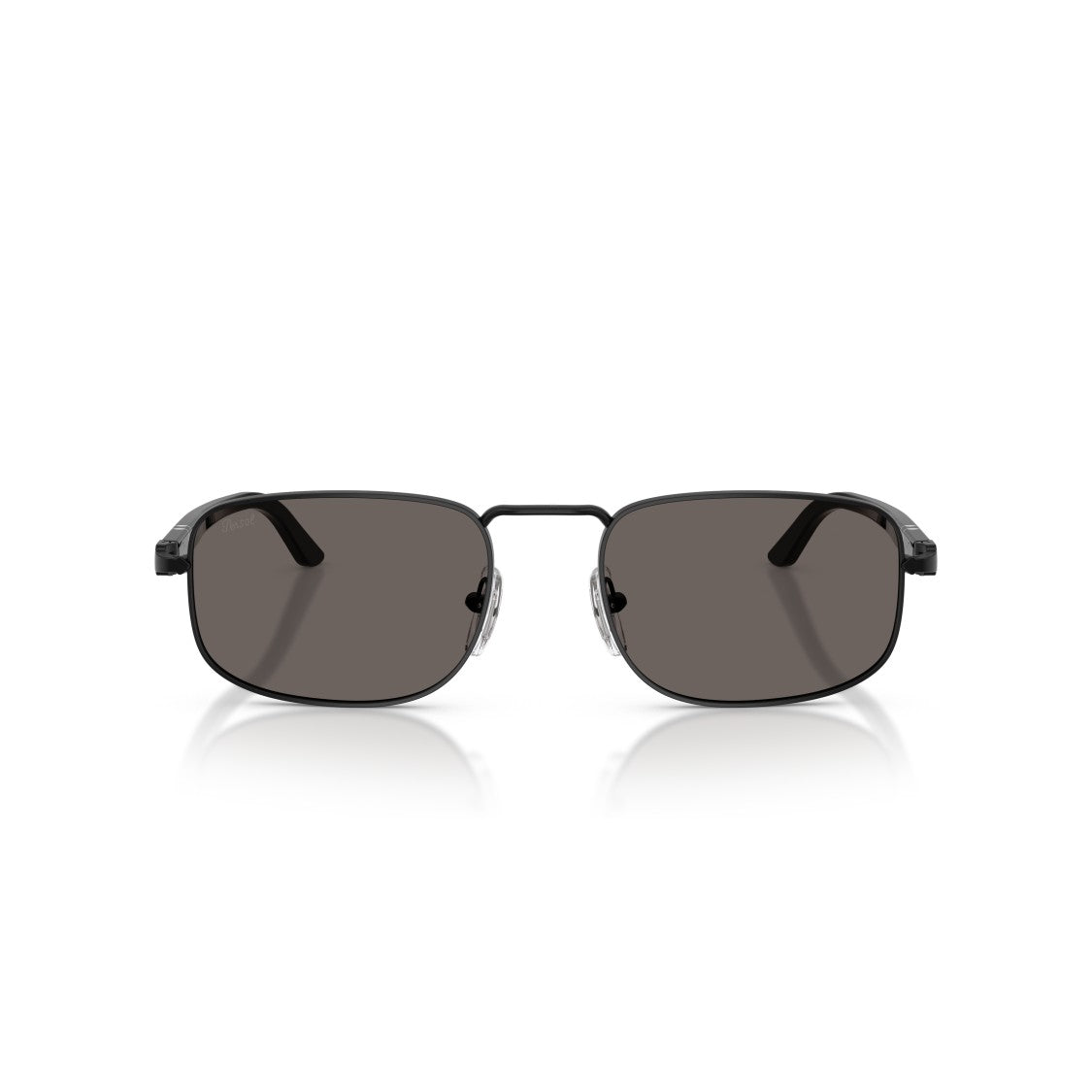 Persol 0Po1027s Rectangular Metal Frame Sunglasses With Adjustable Nose Pads