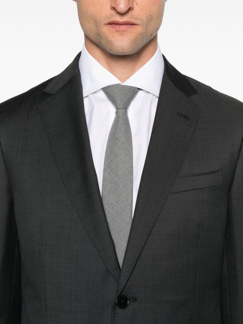 Ermenegildo Zegna Tailored Grey Suit With Single-Breasted Jacket