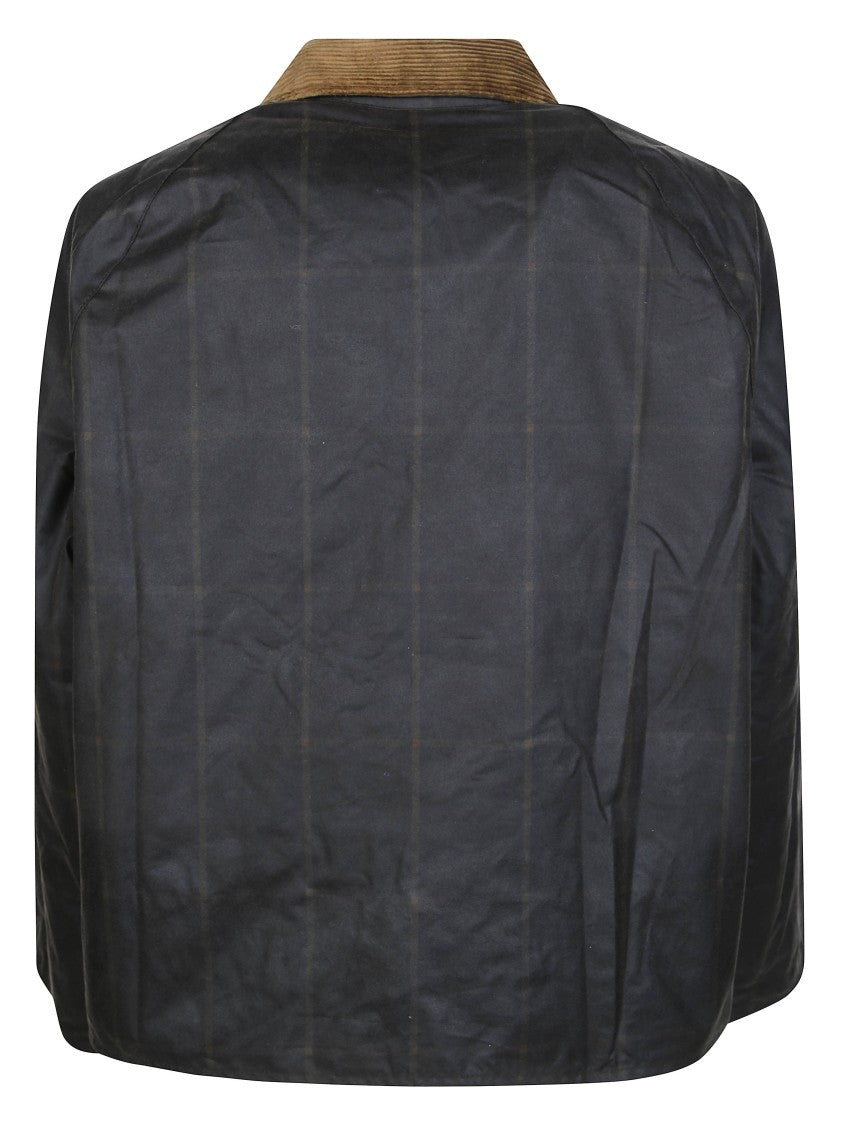 Barbour X Paul Smith Transp Wdw Dark Waxed Cropped Jacket