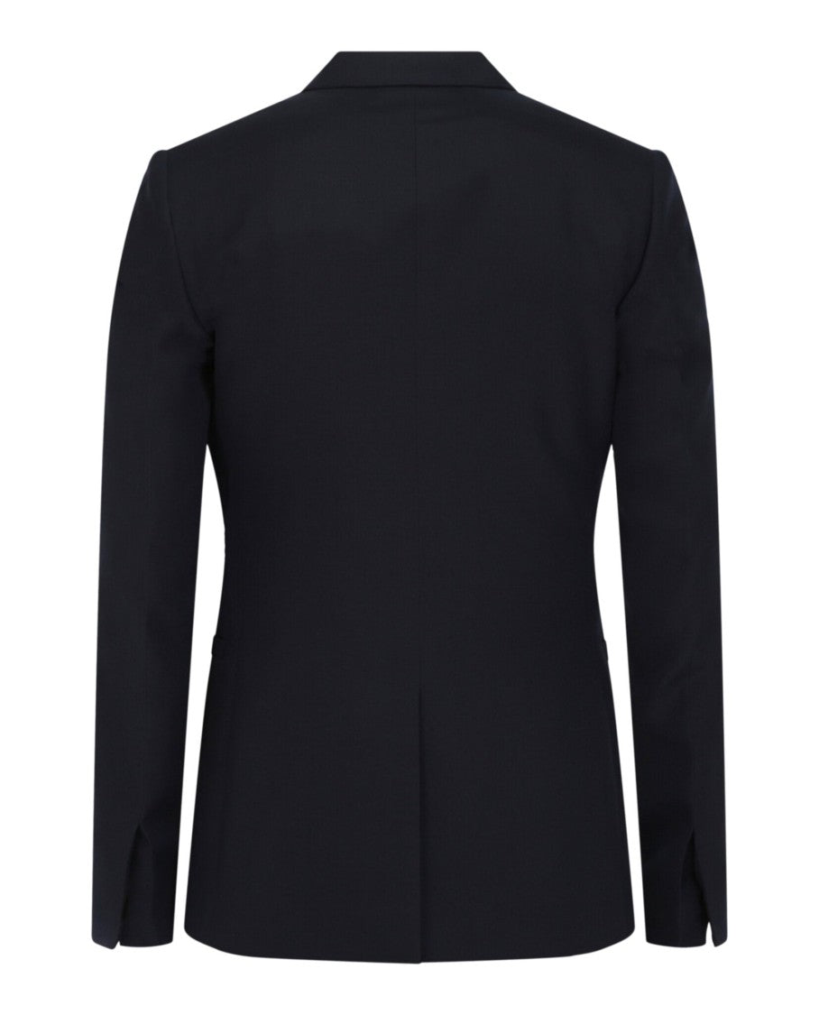 Givenchy Slim Fit Jacket In Wool With U-Lock Buckle