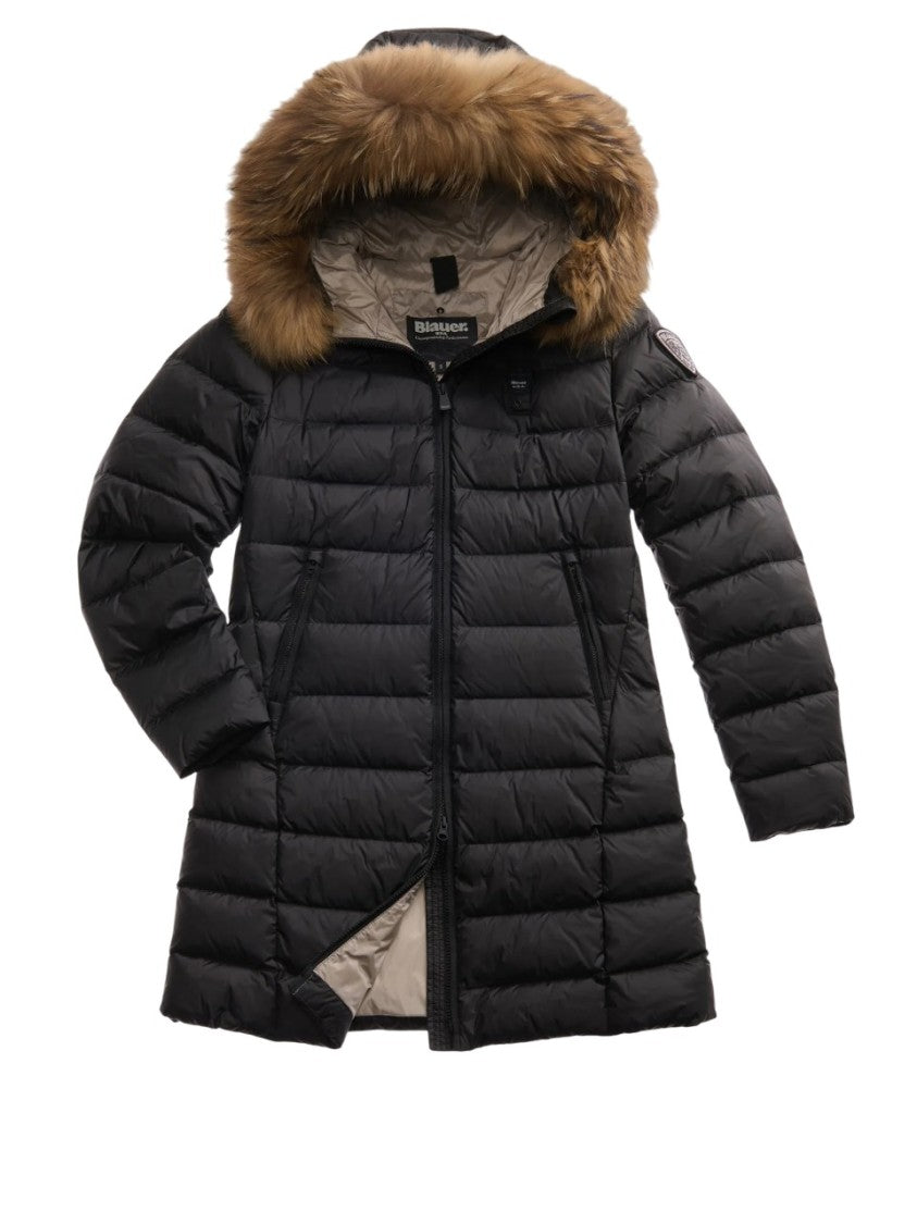 Blauer Quilted Long Coat