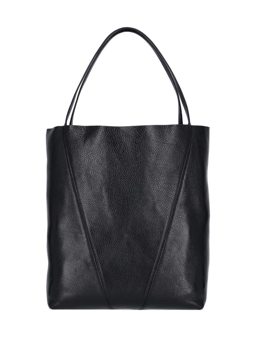 Chloé Black Spin Textured Leather Tote