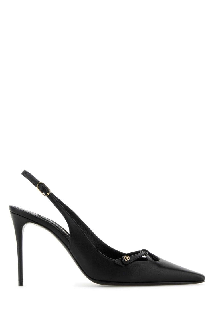 Dolce & Gabbana Black Leather Pumps