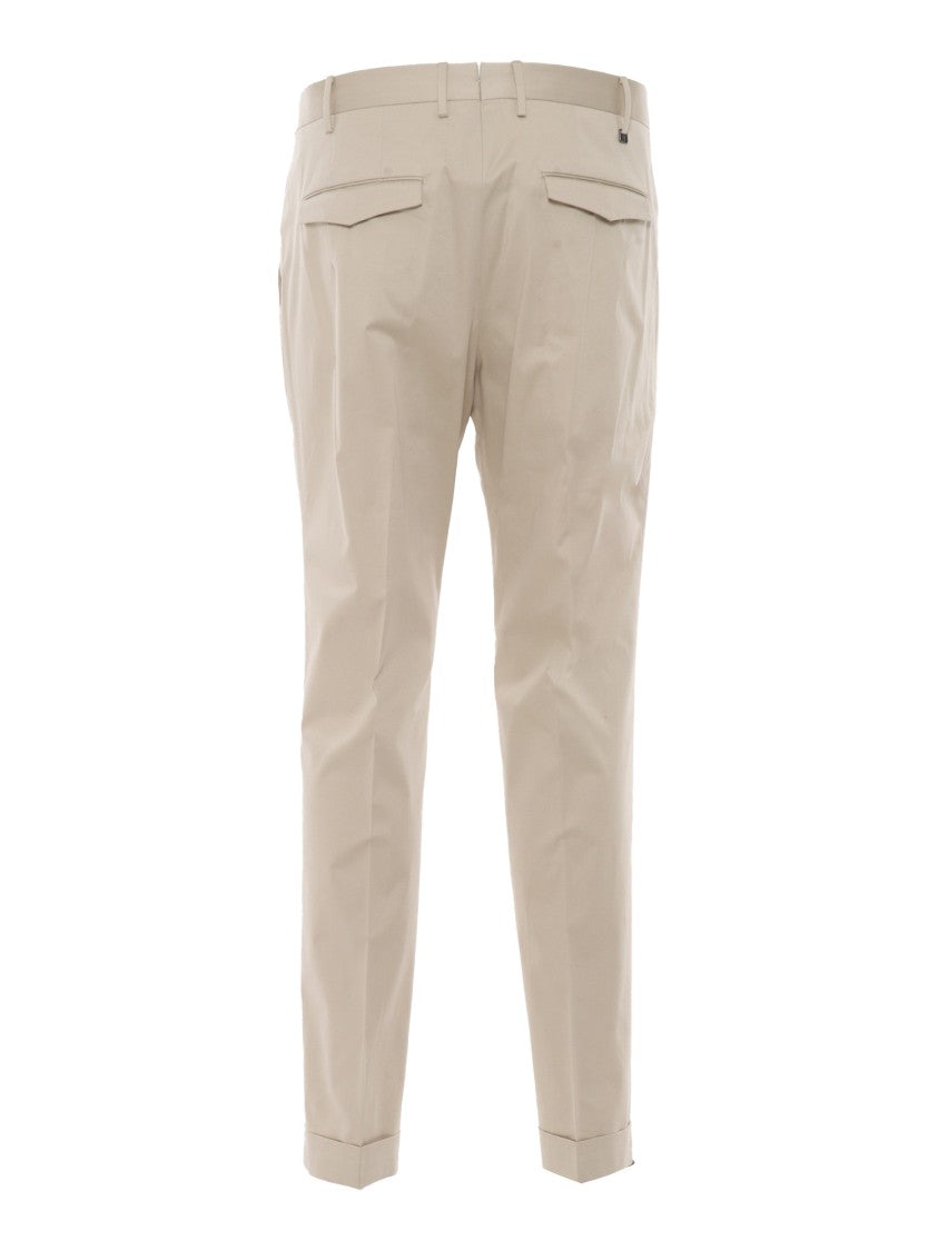 Pt01 Master Tailored Trousers With Single Pleat