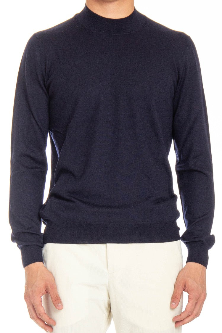 Barba Extrafin Virgin Wool Turtleneck Sweater