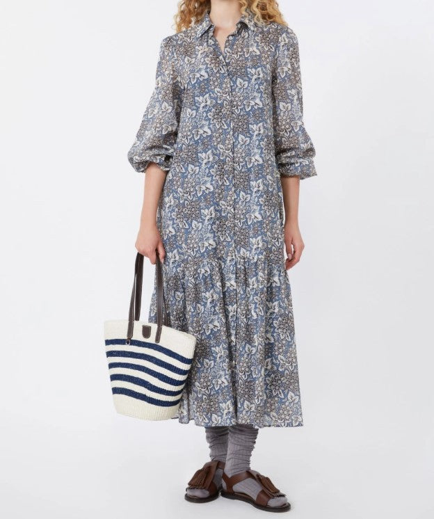Weekend Pure Cotton Voile Puff Sleeve Dress