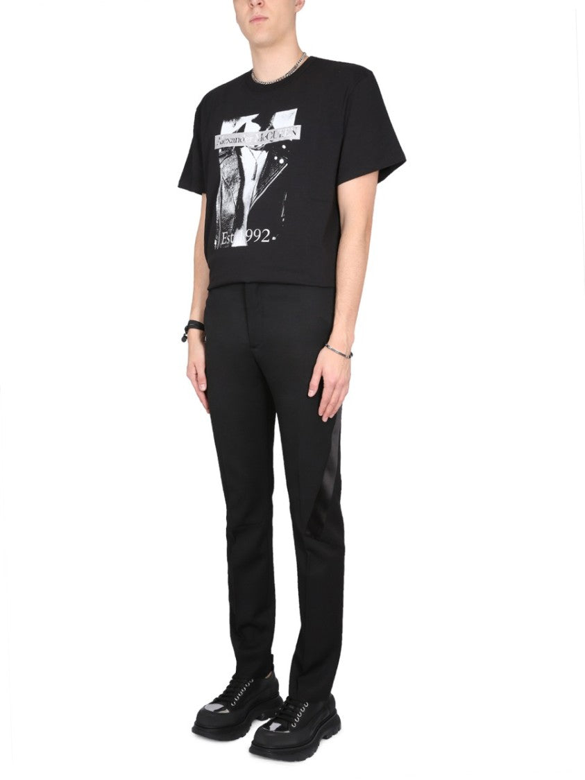 Alexander Mcqueen Virgin Wool Pants