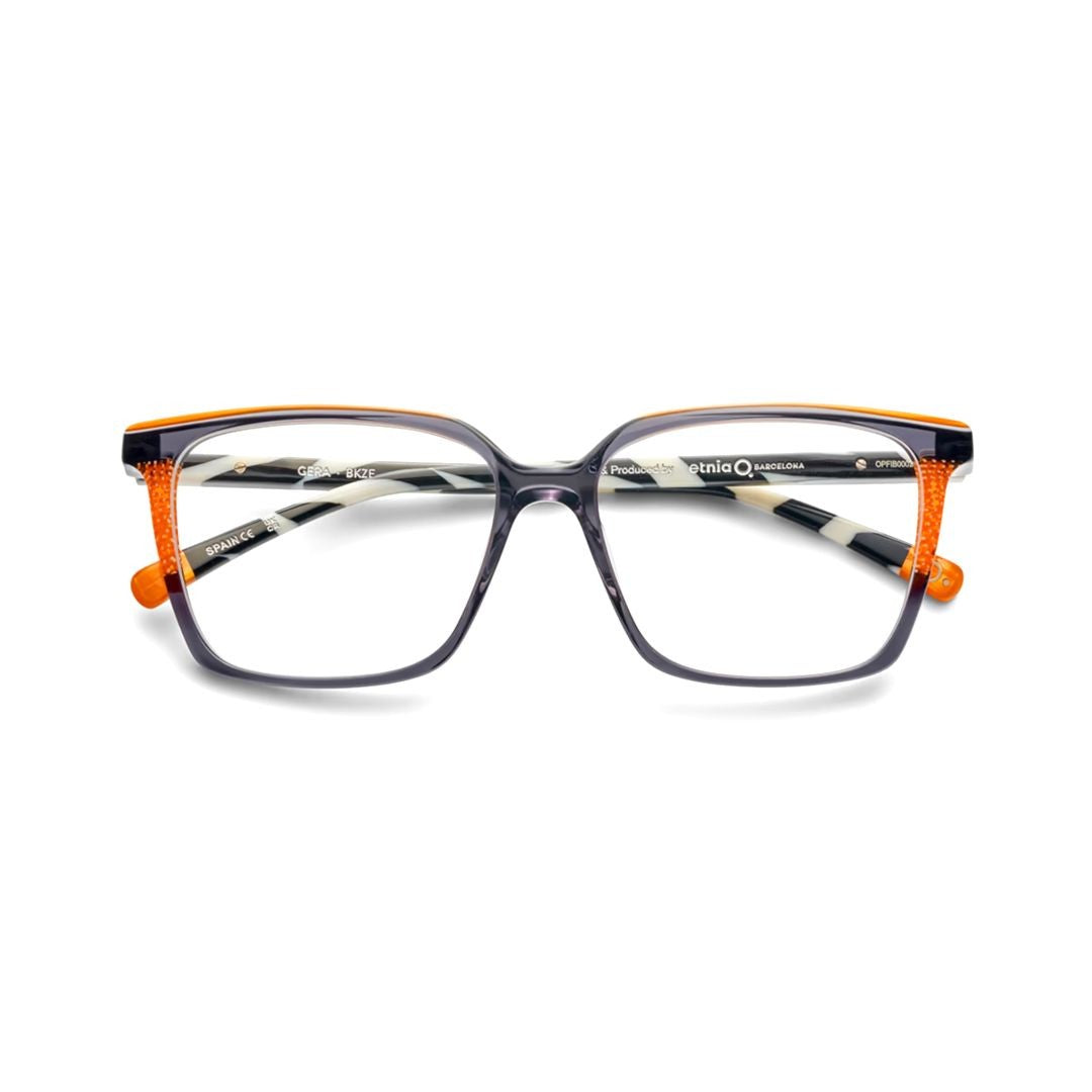 Etnia Barcelona Gera Square Frame Eyeglasses With Translucent Grey
