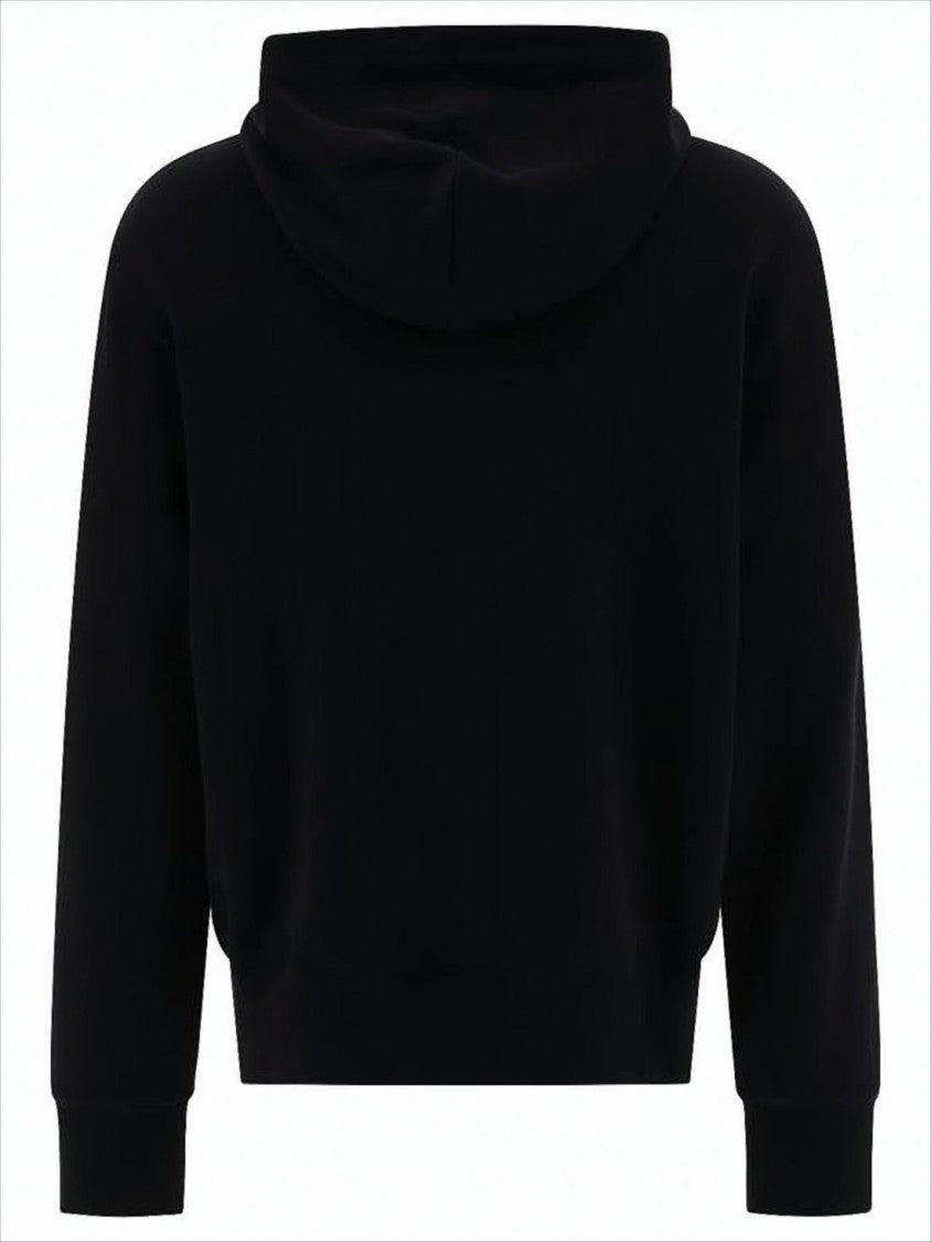 Acne Studios Relaxed-Fit Black Hoodie With Drawstring And Kangaroo Pocket