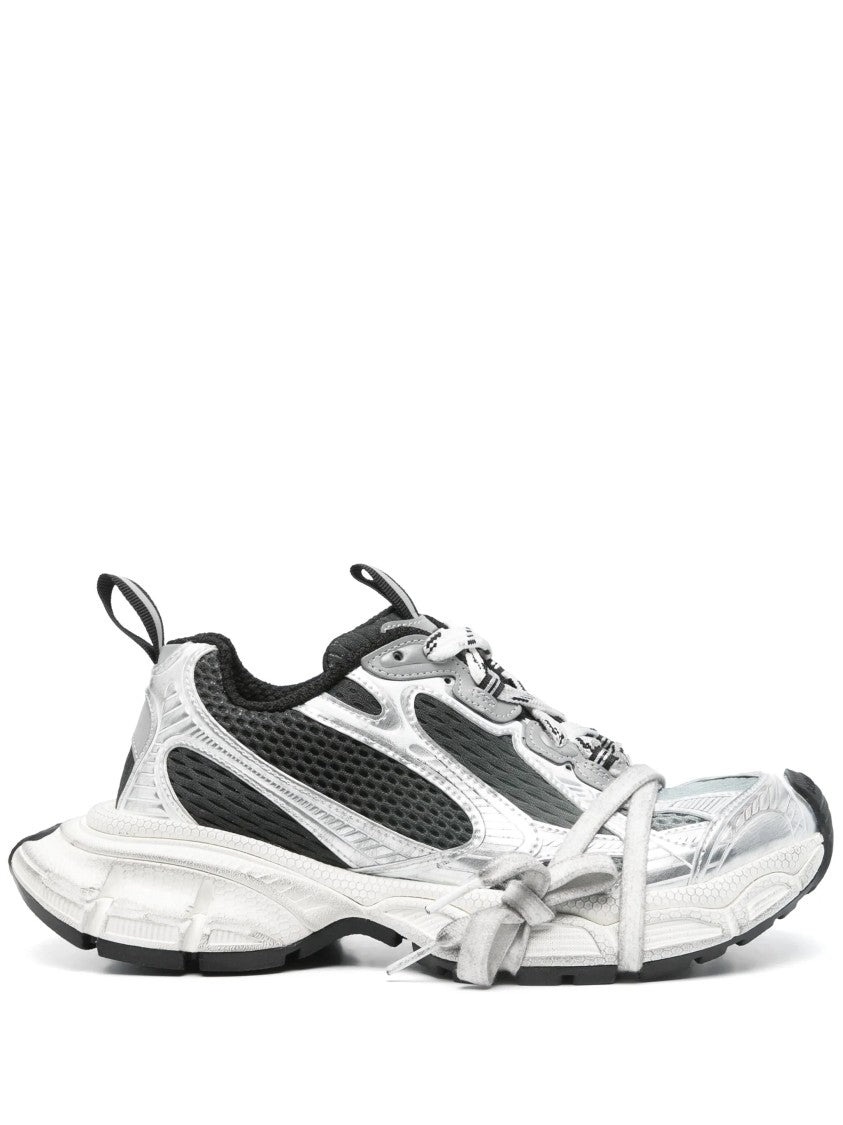 Balenciaga 3Xl Gradient Silver Chunky Sneakers
