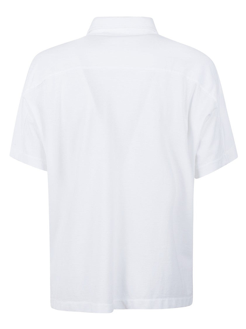 Zanone Short-Sleeved Cotton Shirt With Classic Collar