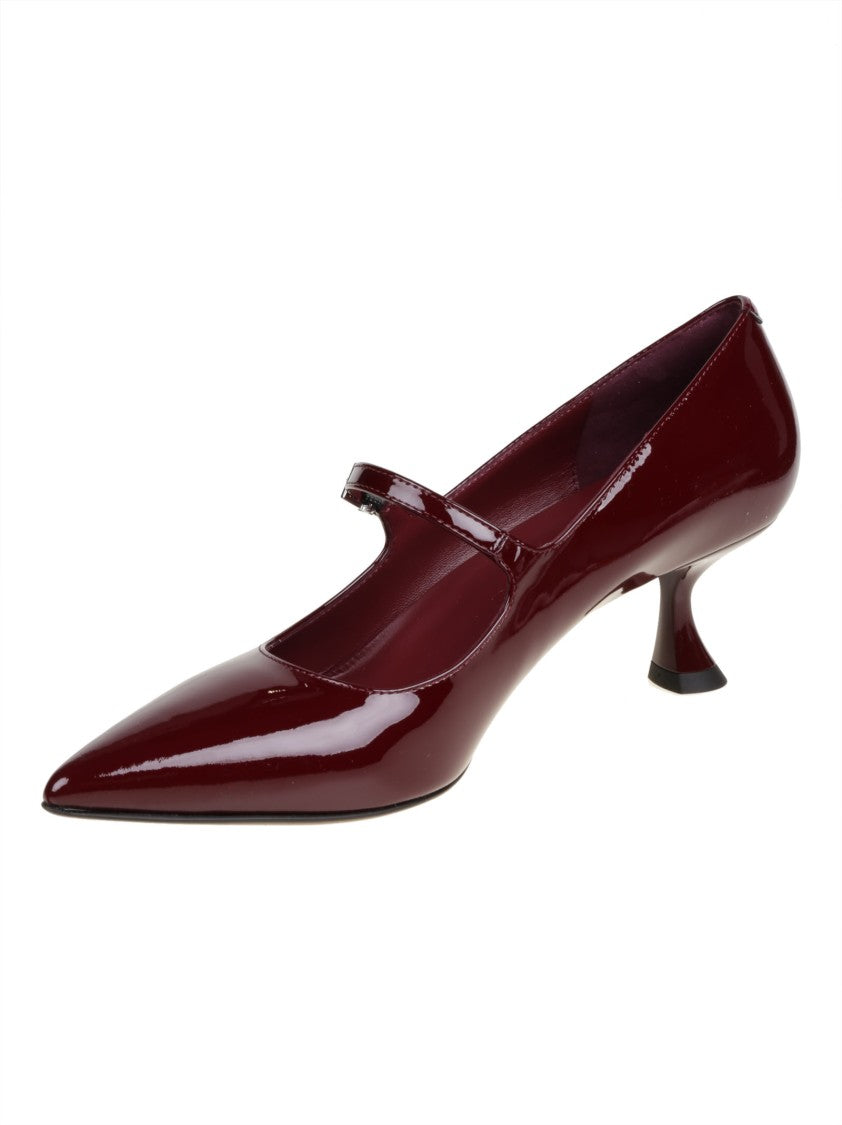Sergio Levantesi Refined Leather Decollete With Slender Heel