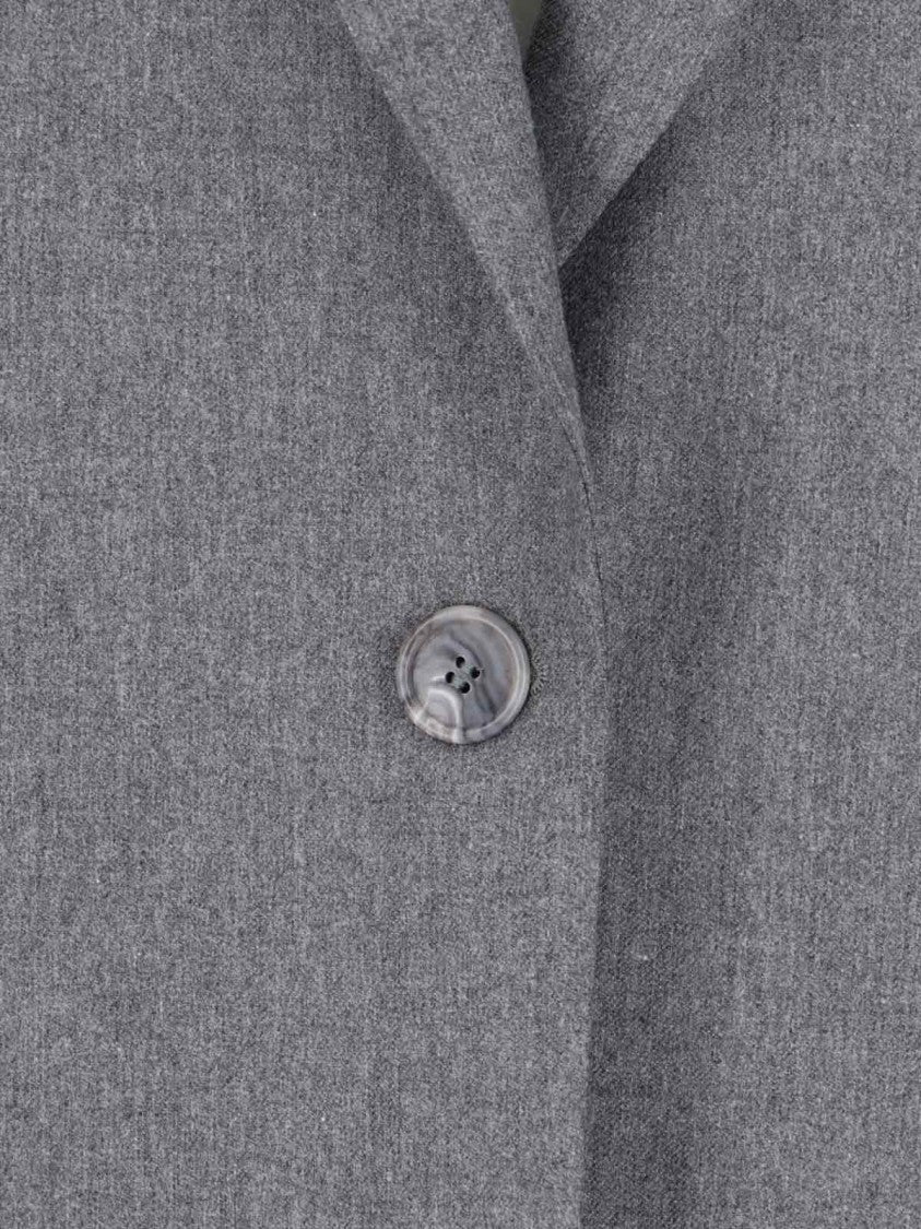 The Andamane Single-Breasted Blazer In Grey Mélange