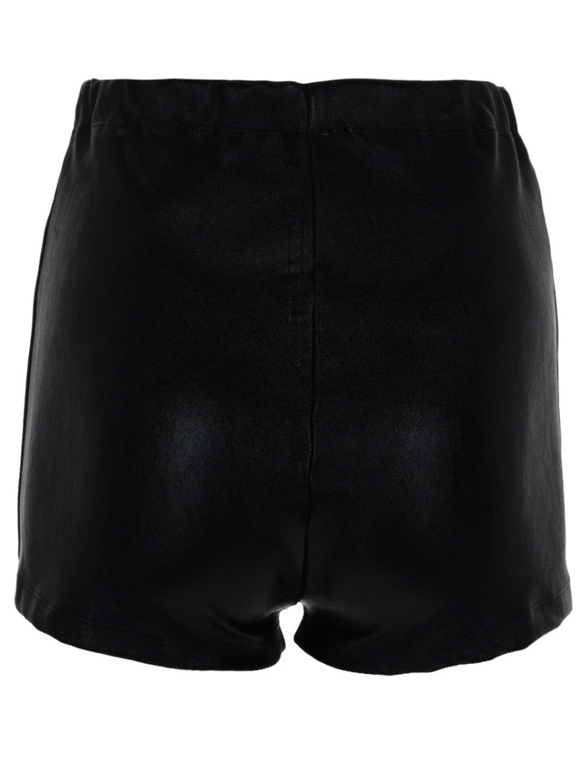 Rick Owens X Lilies Dirt Bolan Cut Off Leather Shorts