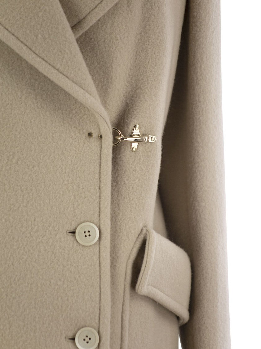 Fay Wool And Cashmere Peacoat