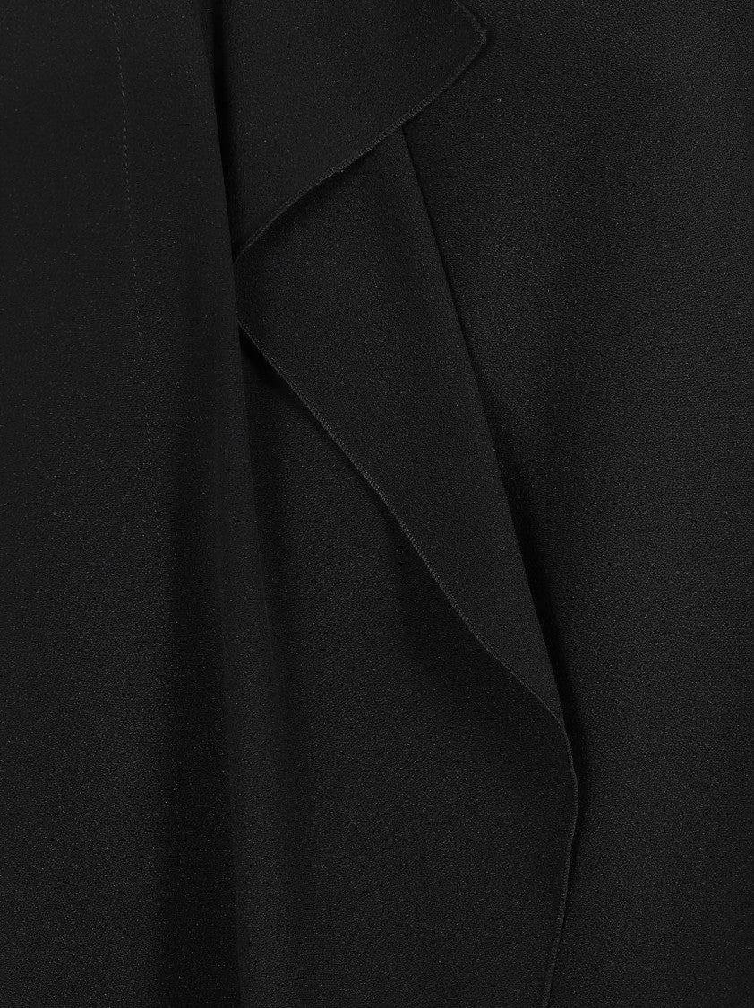 Antonelli Firenze Adria Shirt With Asymmetrical Scarf Insert And Square Cuffs
