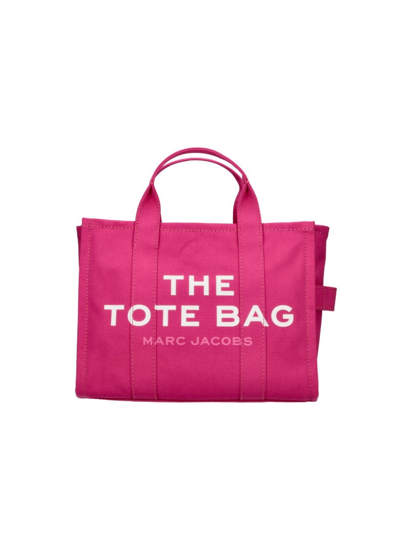 Marc Jacobs Fuchsia Pink The Tote Bag Cotton Canvas Medium Tote Bag