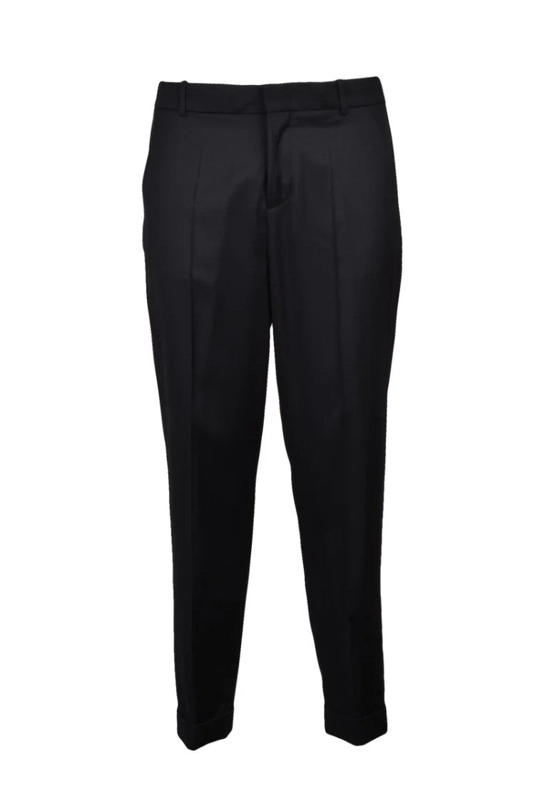 Balmain Classic Wool Trousers - Black