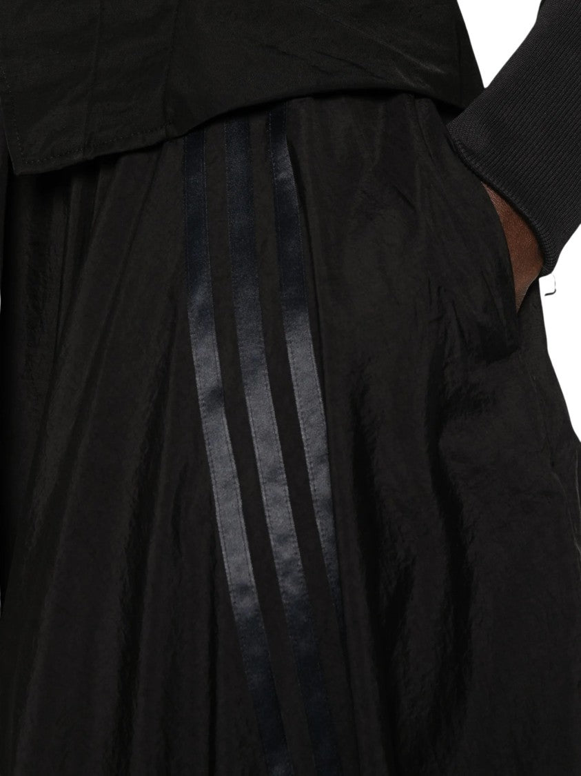 Y-3 Grd 3S Striped Gathered Balloon Skirt