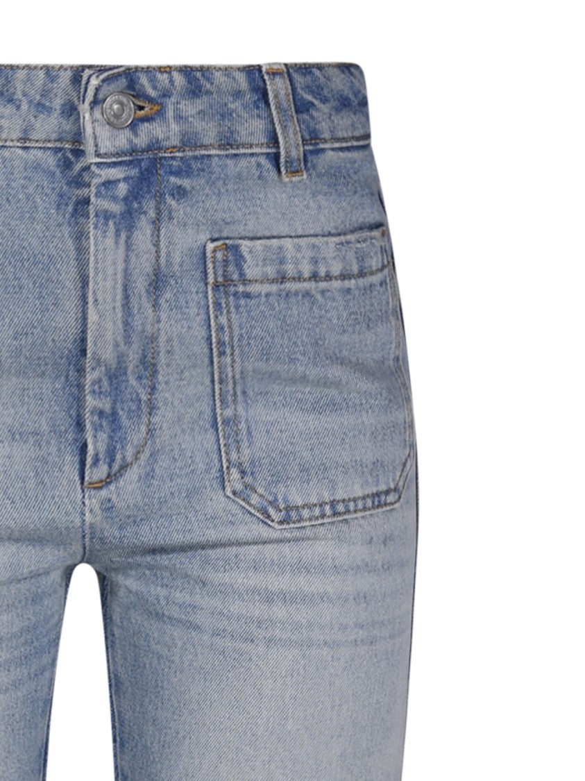 Victoria Beckham Cropped Kick Alina Jeans