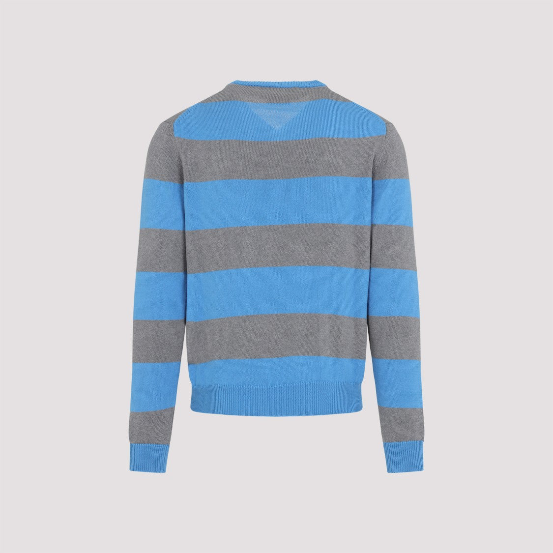 Marni Light Blue Cotton V-Neck Sweater