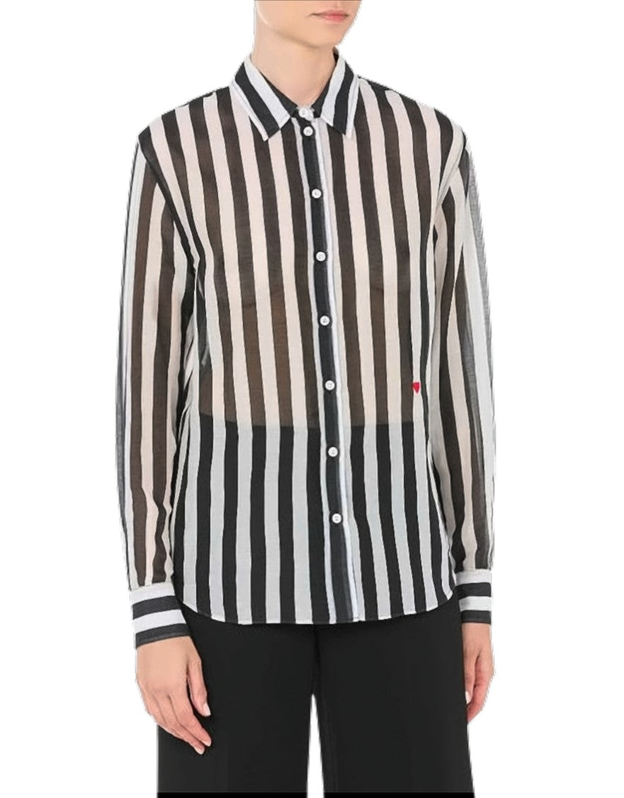 Moschino White Stripe Shirt